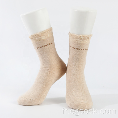 épaisses chaussettes chaudes en coton bio thermique pour femme